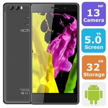 Hotwav COSMOS V15 Fingerprint Smartphone (Android 5.1,5.0 Inch, 4G+WiFi,32GB+2GB) Free Phone Grip