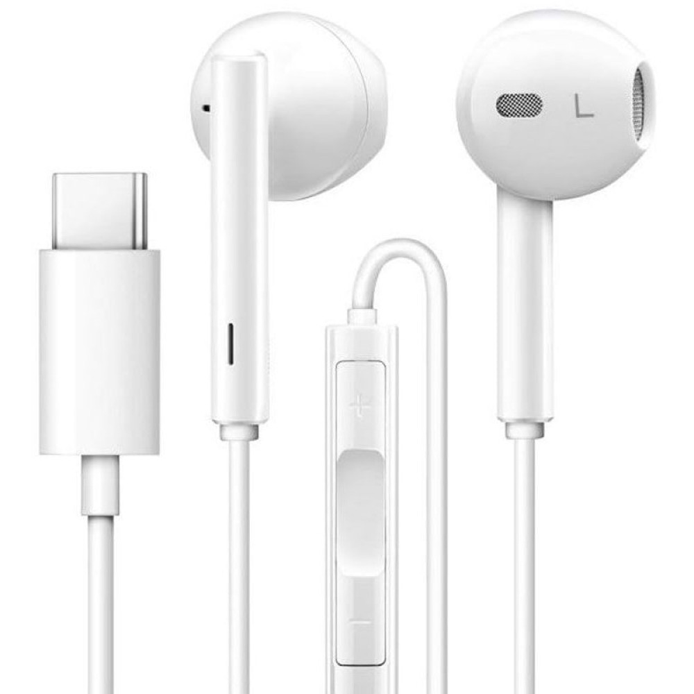 Huawei Classic Type C Stereo Headset, White - CM33