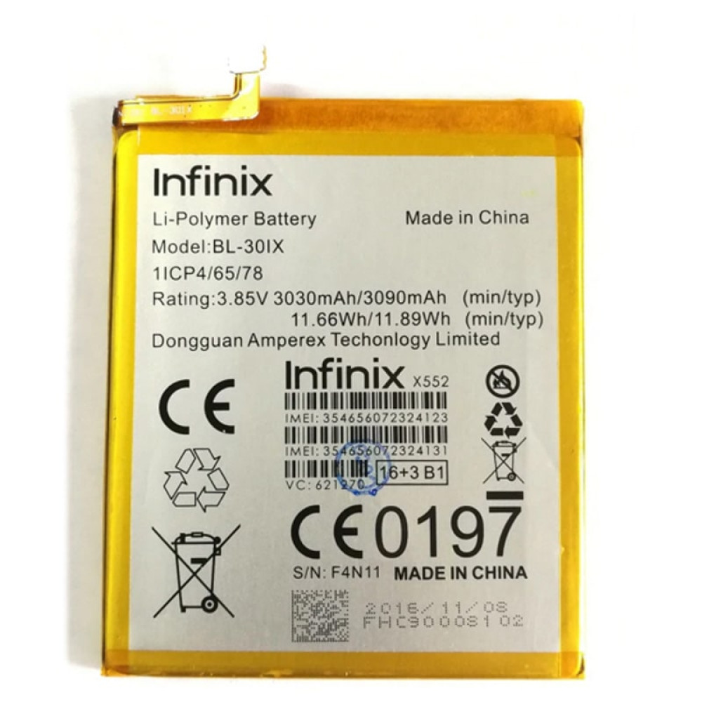 Battery For Infinix Zero 3 X552 BL30iX Cell Phone Batteries