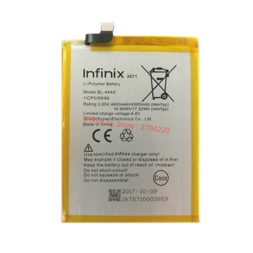 Replacement Battery For Infinix Note 4 pro X571 BL-44AX Cell Phone Batteries
