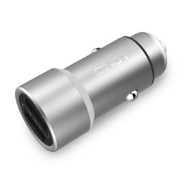 LDNIO C302 DUAL PORT USB CAR CHARGER 5A 3.6A SMART & QUICK MICRO USB CABLE price in uae