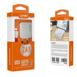 LDNIO A2201 Fast Charge, Quick, Travel, Wall,Home Charger - 2 Port price in uae