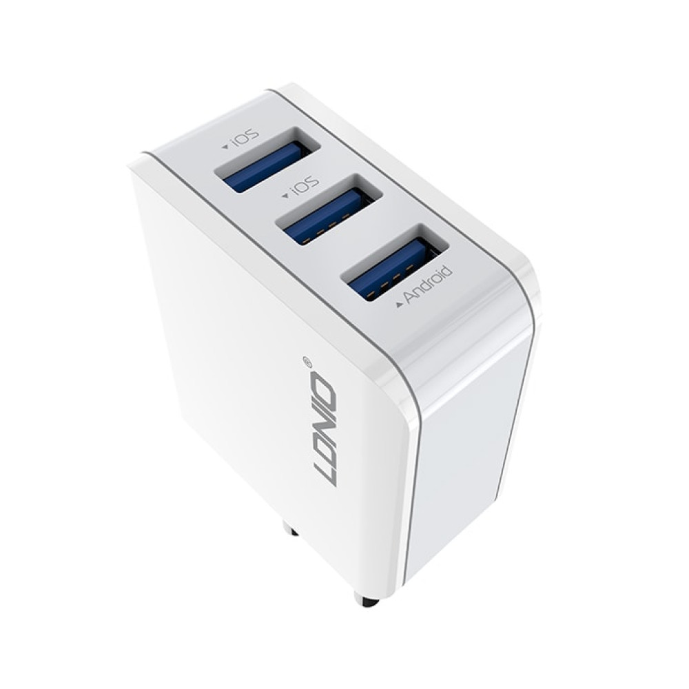 LDNIO A3301 Fast Charge, Quick, Travel, Wall,Home Charger - 3 Port For IOS & Android