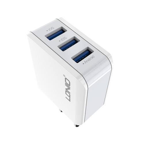 LDNIO A3301 Fast Charge, Quick, Travel, Wall,Home Charger - 3 Port For IOS & Android  LDNIO A3301 Fast Charge, Quick, Travel, Wall,Home Charger - 3 Port For IOS & Android Price In UAE
