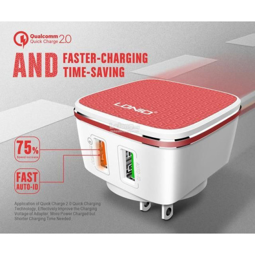 Ldnio A2405Q Quick, Travel, Wall,Home Charger   Ldnio A2405Q Quick, Travel, Wall,Home Charger  Price In UAE