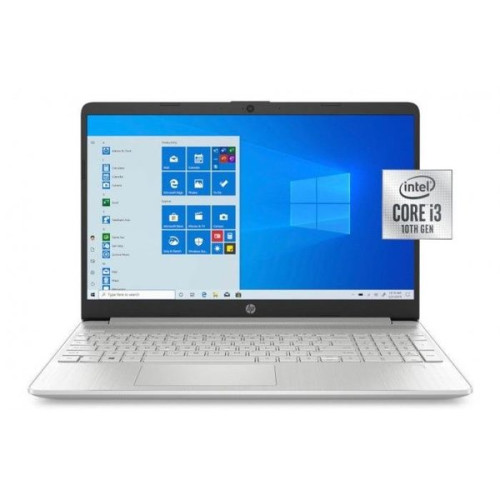 HP 15-DY1091WM Laptop – Core™ i3 1.20GHz 8GB 256GB Shared Win10 15.6inch HD Silver English Keyboard + FREE HP LAPTOP BAG 
