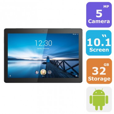 Lenovo Tab M10 Tablet (10.1 inch, 32GB, Wi-Fi + 4G LTE) Slate Black