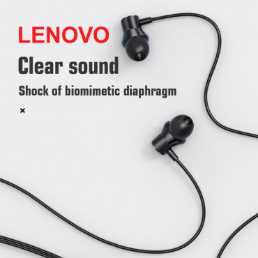 Lenovo HF130 Headphones In-ear Wired Headset 3.5mm Jack Earphone for Smartphone MP3