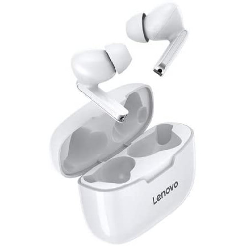 Lenovo XT90 TWS In-Ear Earphones With Mic And Charging Case White  Lenovo XT90 TWS In-Ear Earphones With Mic And Charging Case White Price in uae