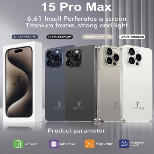 Luxury Touch L15 PRO MAX Dual Sim Smartphone(Android 13,6.61 Inch, 5G+WiFi, 512GB+12GB)   Luxury Touch L15 PRO MAX Dual Sim Smartphone(Android 13,6.61 Inch, 5G+WiFi, 512GB+12GB)  Price in uae