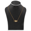 Milano 18K Gold Plated Lock Design Necklace, M44 Milano 18K Gold Plated Lock Design Necklace, M44 price in uae