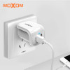 Moxom EU Plug Dual USB Charger For iPhone iPad 5V 2.4A USB Wall Charger Dual Ports Charger Adapter For Samsung Mobile Phone Charger