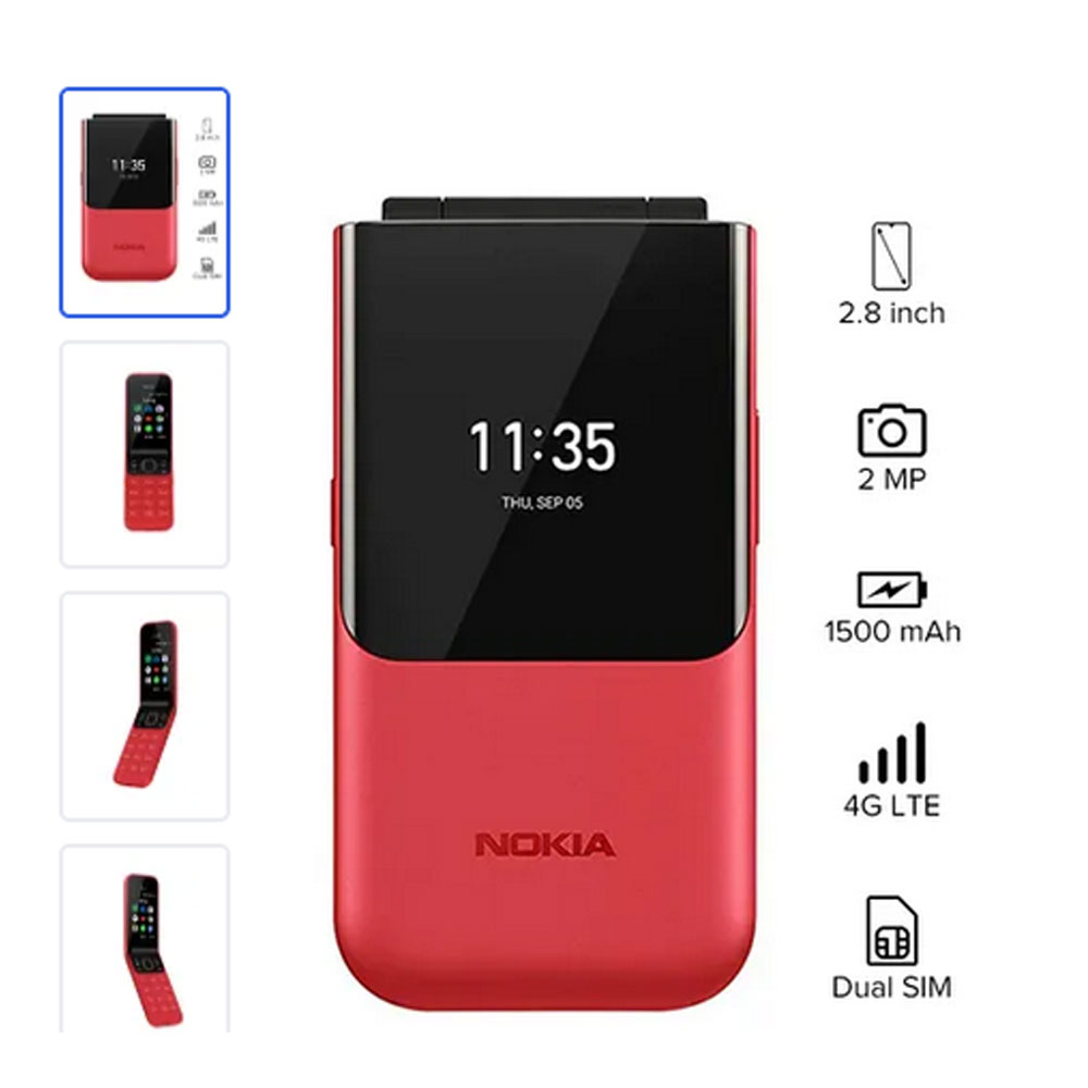 Smallest Flip Phone NOKIA 2720 Flip 4G folding mobile phones price