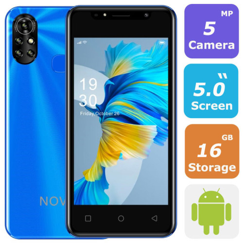 NOVEY L2 Dual Sim Smartphone(Android OS,5.0 Inch, 4G+WiFi,16GB+2GB) 