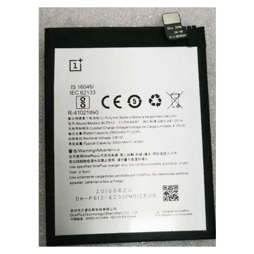 Battery For Oppo Oneplus Three Phone One Plus 1+3 -  BLP613  Battery For Oppo Oneplus Three Phone One Plus 1+3 -  BLP613 Price In UAE
