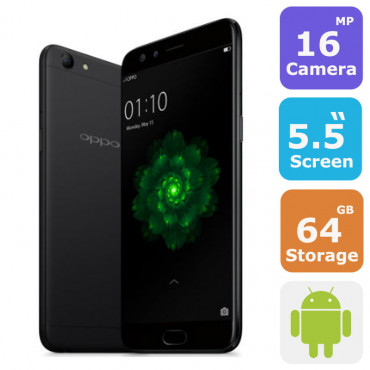 Oppo F3 Dual Sim Smartphone (Android OS,5.5 Inch, 4G+WiFi,64GB+4GB)