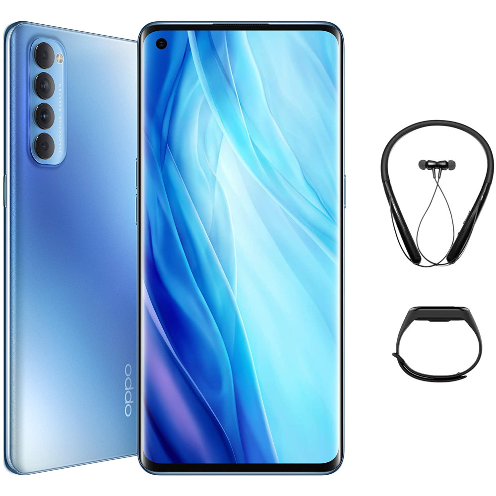 OPPO Reno4 Pro Smartphone, 8GB RAM, 256GB  + Gift Box contains Bluetooth Neckband and Fitness band 