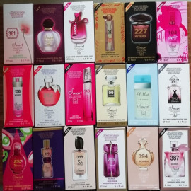Smart collection perfume for women&men 15mlX18pcs mixed numbers
