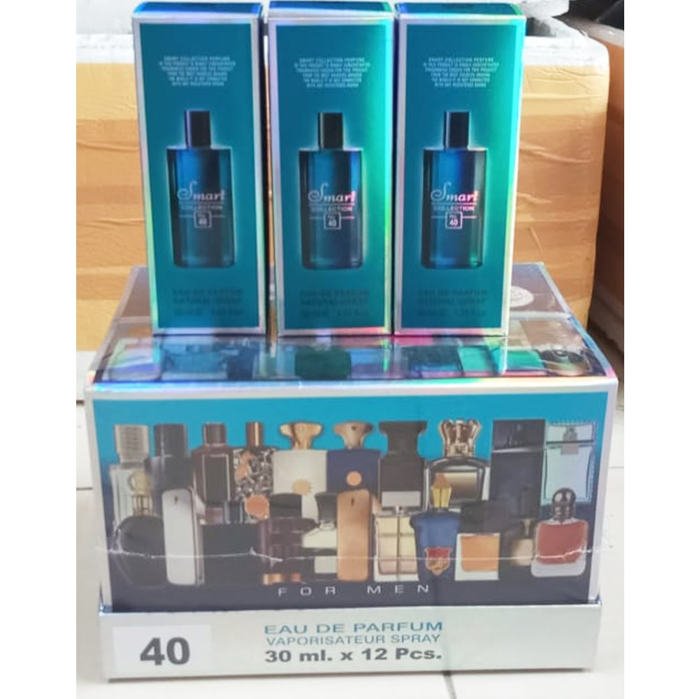 Smart collection No 40 30ml set of 12pc 1box perfume for MEN