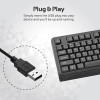 Promate EasyKey-1 Professional Ergonomic Wired Keyboard price in uae