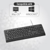 Promate EasyKey-1 Professional Ergonomic Wired Keyboard