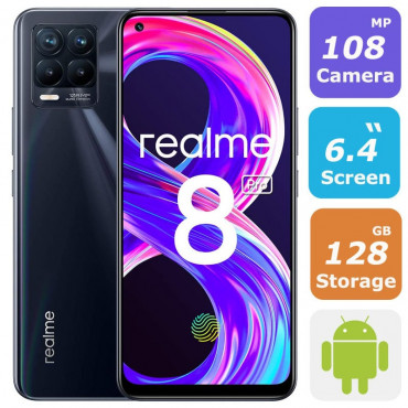 Realme 8 Pro Smartphone Dual SIM 128GB 8GB RAM 4G LTE