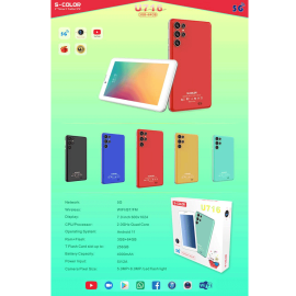 S-COLOR U716 7 INCH DUAL SIM 4G TABLETS - Free Gifts price in uae