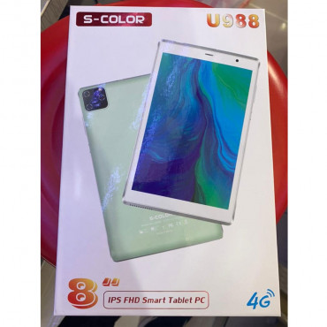 S COLOR U988 Dual sim Tablets (Android 8.1,8.0 Inch, 4G+WiFi,32GB+3GB)