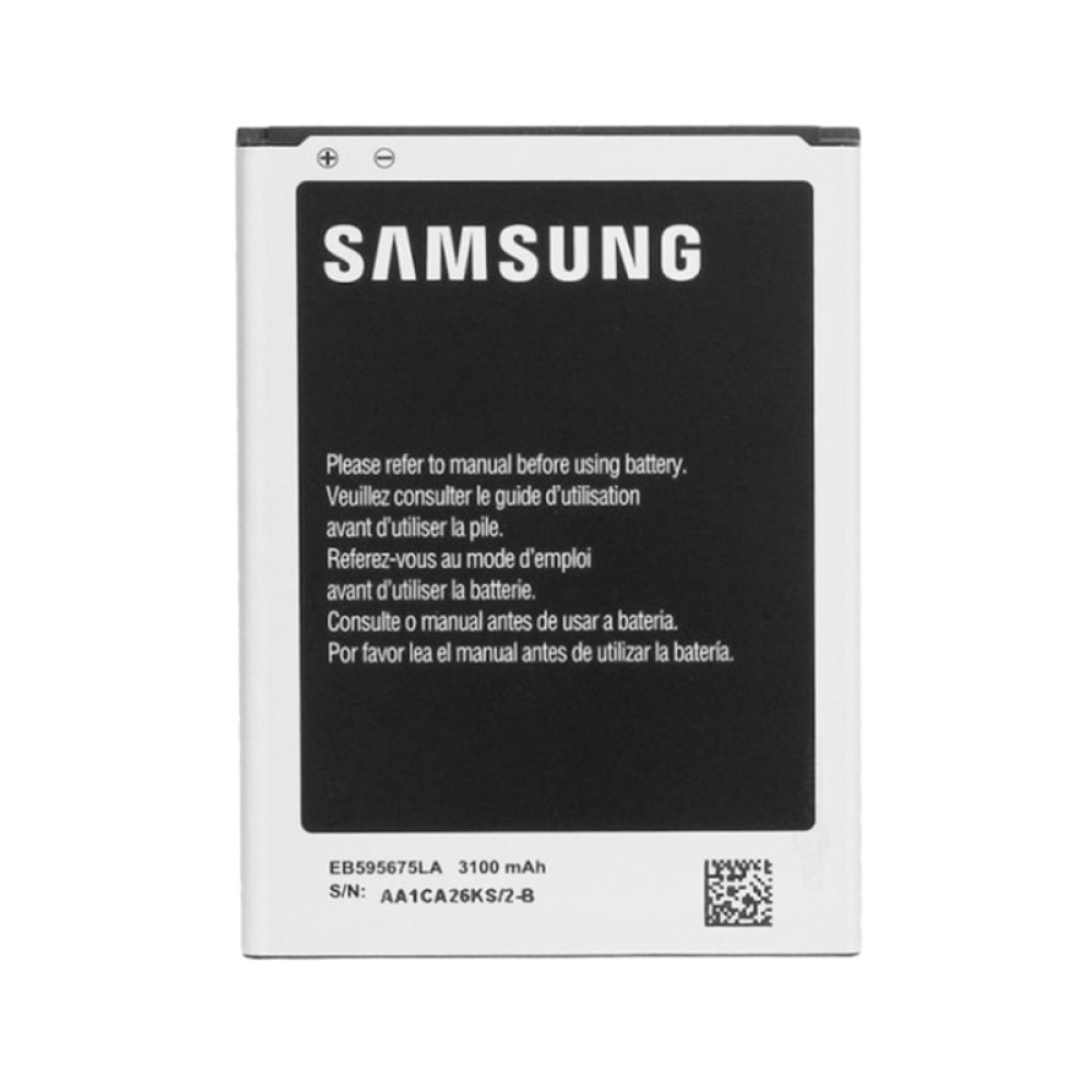 Samsung EB595675LA Replacement Internal Battery For Samsung Galaxy Note II N7100 3100 mAh Black/Silver