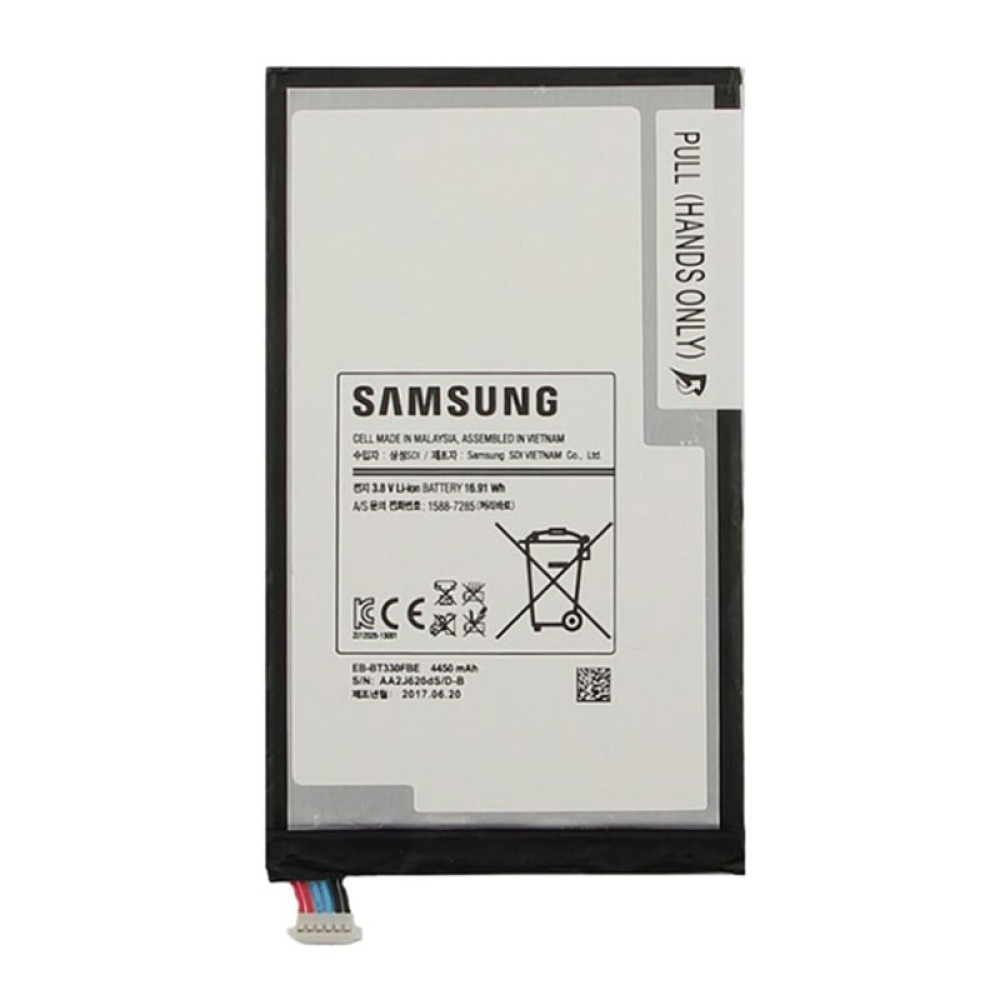 Samsung EB-BT330FBE Replacement Battery For Samsung Galaxy Tab 4 8.0 T331 4450 mAh White Samsung EB-BT330FBE Replacement Battery For Samsung Galaxy Tab 4 8.0 T331 4450 mAh White price in uae