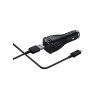 Samsung Fast Car Charger Adapter with USB Cable Black