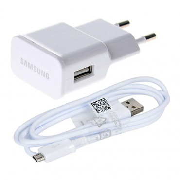 Samsung Fast Charging Travel Adapter With Micro USB Cable White