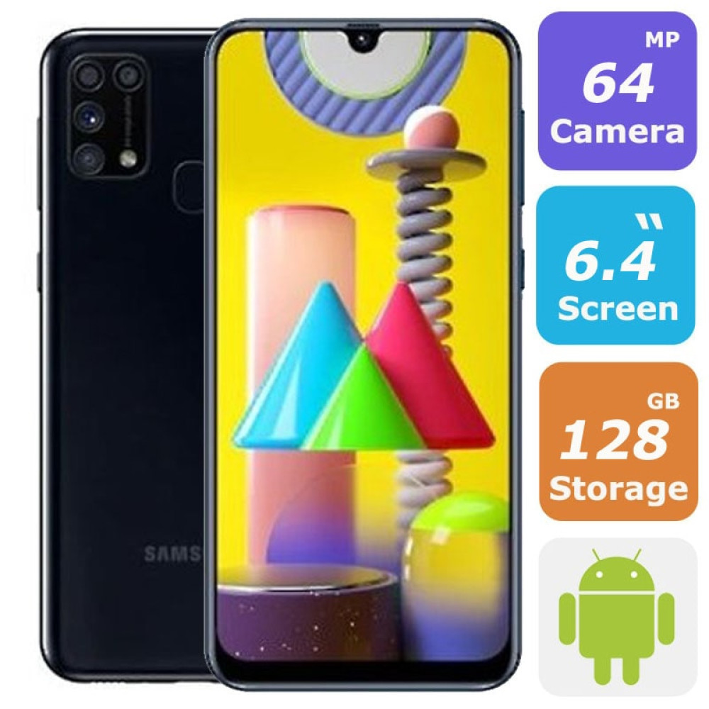 Samsung Galaxy M31 Dual SIM 128GB 6GB RAM 4G LTE - INDIAN VERSION