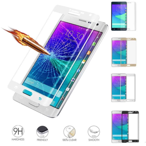 Tempered 3D Glass Full Cover Screen Protector For Samsung Galaxy Note Edge  Tempered 3D Glass Full Cover Screen Protector For Samsung Galaxy Note Edge Price In UAE