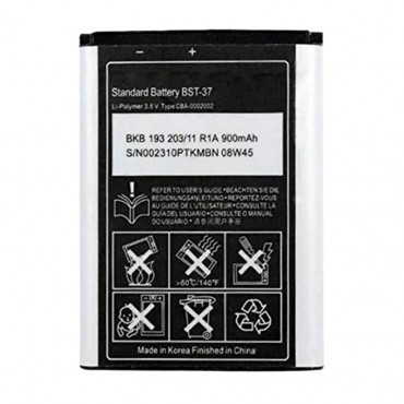 Sony Ericsson BST-37 Replacement Battery For Sony Ericsson W350 900 mAh Black