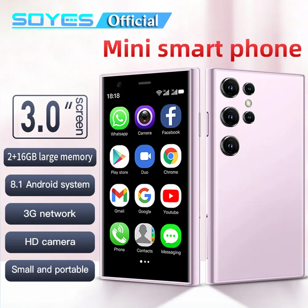 SOYES S23 PRO Smartphone 2GB+16GB Android  Wifi GPS Google Play Super Mini Pocket Cell Phone