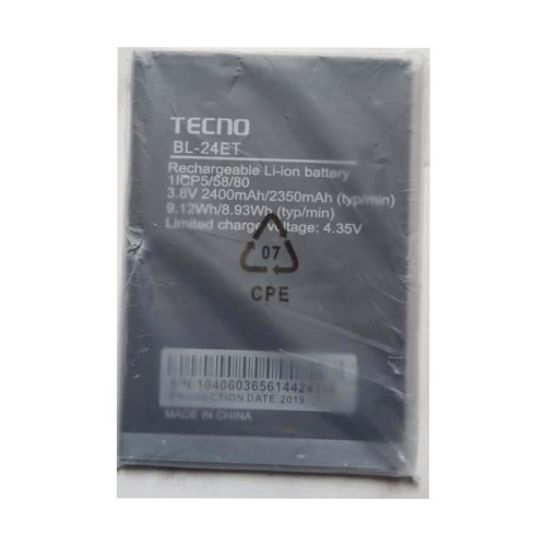Battery for tecno f3,pop2,pop pro battery - BL-24ET  Battery for tecno f3,pop2,pop pro battery - BL-24ET Price in uae