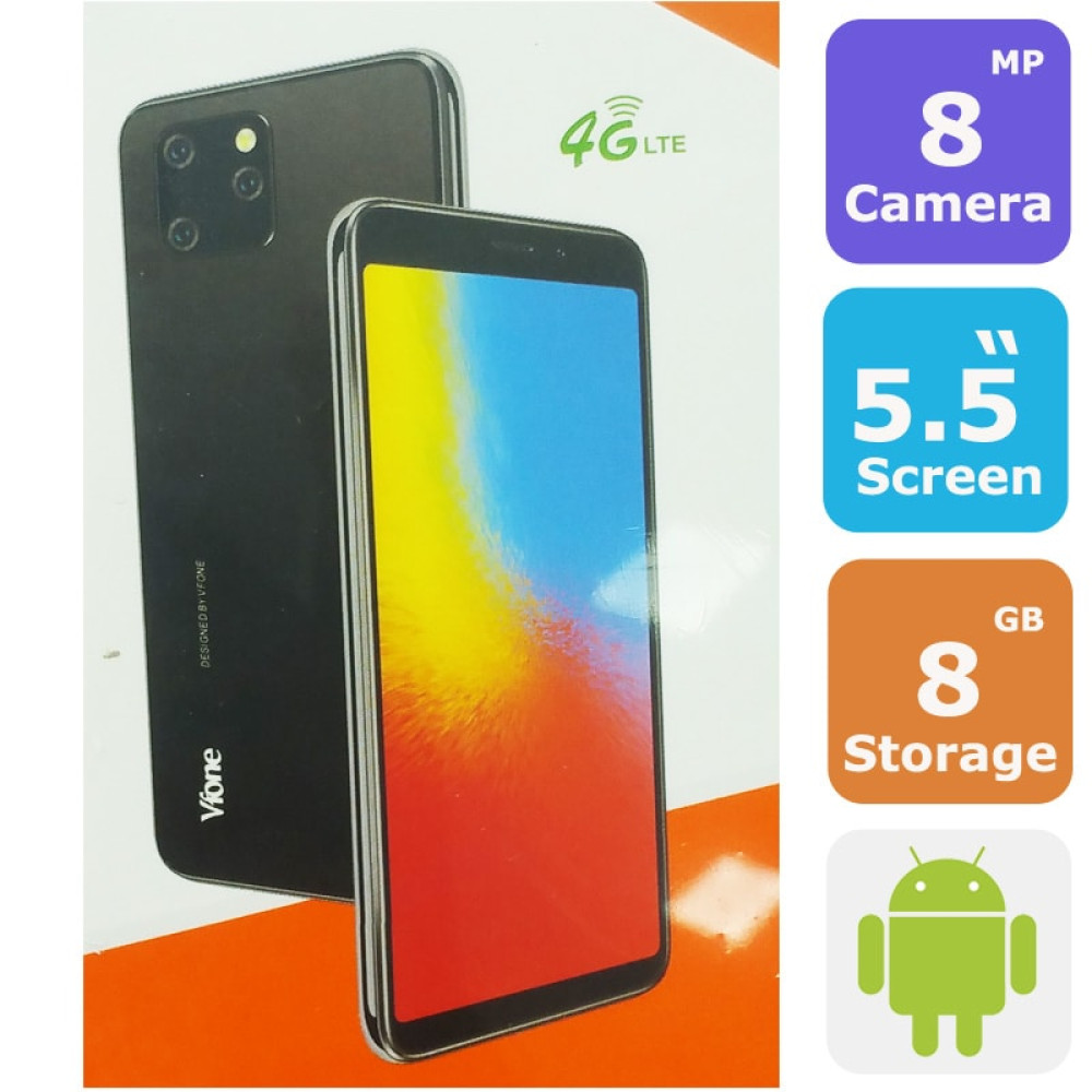 Vfone Moon M24 Dual Sim Smartphone (Android 8.1,5.5 Inch, 4G+WiFi,8GB+2GB) 
