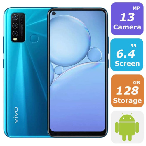 Vivo Y30 Dual Sim Smartphone(Android OS,6.47 Inch, 4G+WiFi,128GB+4GB)  Vivo Y30 Dual Sim Smartphone(Android OS,6.47 Inch, 4G+WiFi,128GB+4GB) Price In UAE