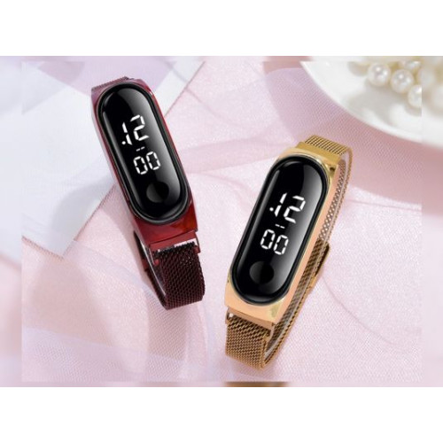 4PCs Digital Magnet Strap Watches  4PCs Digital Magnet Strap Watches Price In UAE
