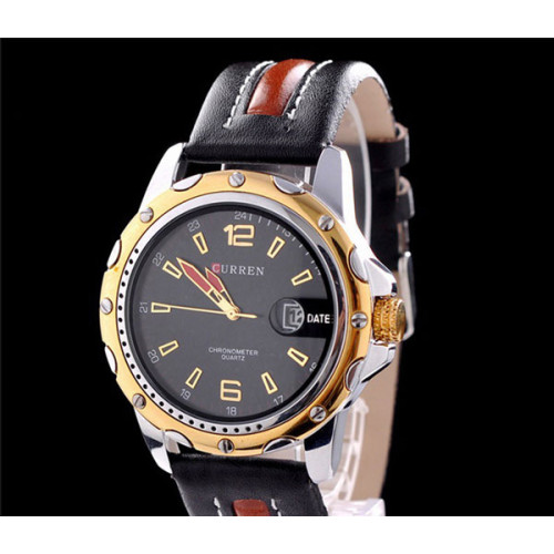 Curren 8104 Mens Leather Watch with Date Function  Curren 8104 Mens Leather Watch with Date Function Price In UAE