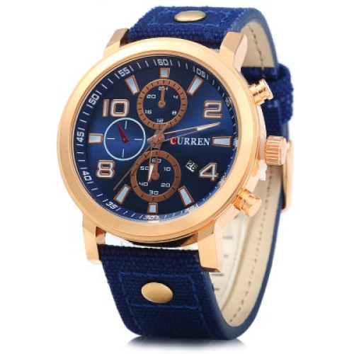 Curren 8199 Men Quartz Watch with Date Function Price In UAE 