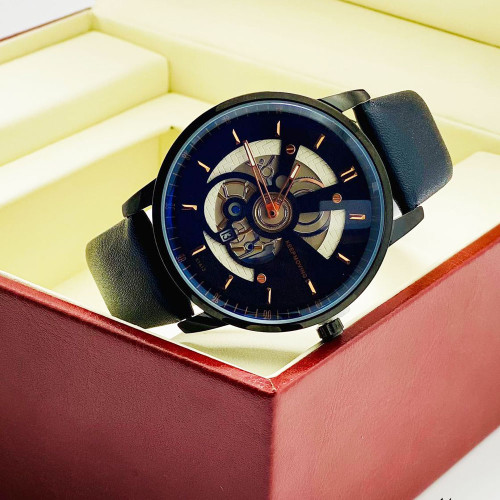 Keep Moving Men's Leather Mechanical Watch - K1613  Keep Moving Men's Leather Mechanical Watch - K1613 Price In UAE