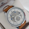 Keep Moving Men's Leather Mechanical Watch - K2027