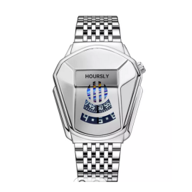 Hoursly 2021 Ladies Watch Locomotive Trend Watches Unique Design Waterproof Quartz Watch price in uae