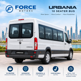 Force Urbania 10 Seater Bus -  High Roof Van price in uae