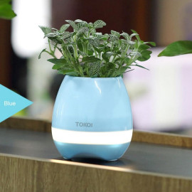 Smart Touch Plant Night Light Bluetooth Speaker Wireless Music Flower Pots price in uae