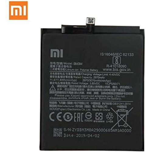 Original replacement battery for Xiaomi Mi9 SE Mi 9SE BM3M genuine phone battery 3070 mAh