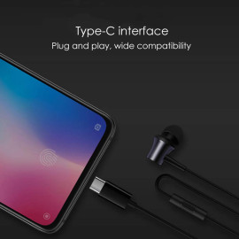 Xiaomi MI Type-C Wired Piston Earphone HSEJ04WM Stereo Sports Headset Earplugs Line Control Gaming Earbuds  price in uae