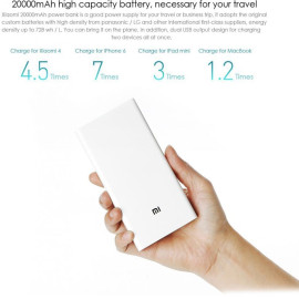 Xiaomi Power Bank 20000mAh 2C Dual USB Quick Charger price in uae